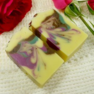 Aloe Vera Avocado Handmade Soap - Rose on an Asteroid