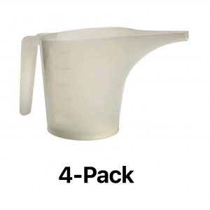 Norpro 2-Cup Measuring Funnel Pitcher Translucent White Batter Pouring
